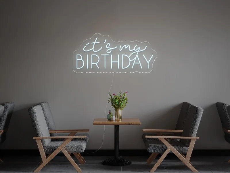 It`s My Birthday - Insegne al neon a LED